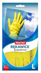 Manusi menaj Master galbene din latex marimea L 