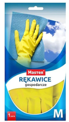 Manusi menaj Master galbene din latex marimea M 