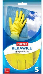 Manusi menaj Master galbene din latex marimea S 
