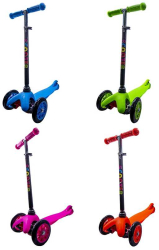 Trotineta cadru metal suport plastic 3 roti 58 cm 