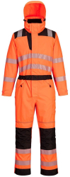 Combinezon reflectorizant de iarna complet impermeabil - Portwest PW355 - portocaliu/negru XL 