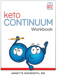 ketoCONTINUUM Workbook The Steps to be Consistently Keto for Life - Annette Bosworth Author 
