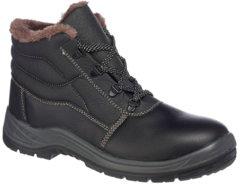 Bocanci de protectie S3 pentru iarna cu captuseala din blana impermeabili bombeu si lamela metalice - Portwest Kumo S3 - 44 