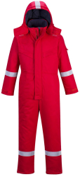Combinezon de iarna ignifug si antistatic - Portwest Bizflame FR53 - rosu S 