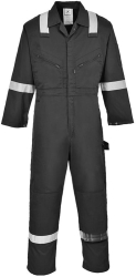 Combinezon de lucru cu benzi reflectorizante - Portwest F813 - negru S 
