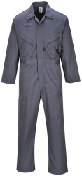 Combinezon de lucru din polibumbac spate intarit - Portwest C813 - gri M 