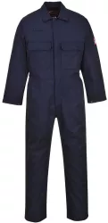 Combinezon ignifug din bumbac ideal pentru sudori - Portwest Bizweld BIZ1 - bleumarin S 