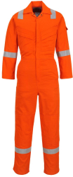 Combinezon ignifug si antistatic usor - Portwest Bizflame Plus FR28 - portocaliu XXXL 