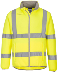 Fleece refelctorizant din tesaturi ECO reciclate - Portwest EC70 - galben S 