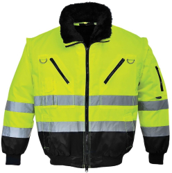 Jacheta 3-in-1 pilot de iarna - Portwest PJ50 - galben/negru L 