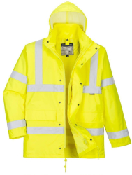 Jacheta 5-in-1 impermeabila cu vesta interioara reversibila - Portwest S468 - galben 4XL 