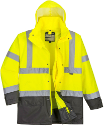 Jacheta 5-in-1 impermeabila pentru iarna - Portwest S768 - galben/gri M 