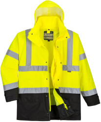 Jacheta 5-in-1 impermeabila pentru iarna - Portwest S768 - galben/negru XXXL 