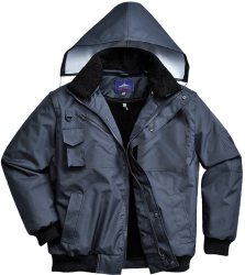 Jacheta impermeabila 4-in-1 cu maneci si captuseala detasabile - Portwest Iona F465 - bleumarin L 