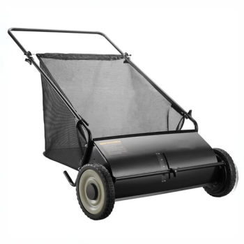 Masina pentru maturat gazon Manuala Latime de lucru 66 cm Inaltime reglabila dimensiune 143 x 81 x 75 cm cos colectare 