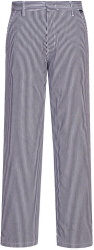 Pantaloni de bucatar din 100 bumbac respirabili si usori - Portwest C075 - XXXL 