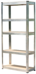 Raft depozitare metalic 5 polite 175 kg 90x40x180 cm 