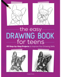 The Easy Drawing Book for Teens 20 Step-By-Step Projects to Improve Your Drawing Skills - Angela Rizz 