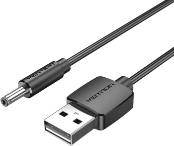 Cablu Usb-a La Mufa De 3 5 mm Dc 5v 1 5 M Negru 