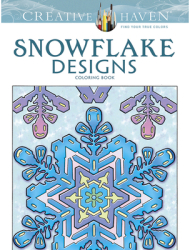 Creative Haven Snowflake Designs Coloring Book - A G Smith Author 