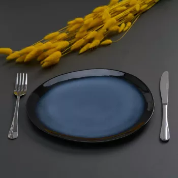 Farfurii & Boluri de Servire FARFURIE OVALA CERAMICA 21 CM SERENITY 