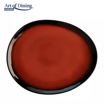 Farfurii & Boluri de Servire FARFURIE OVALA CERAMICA 28 CM VULCANO 