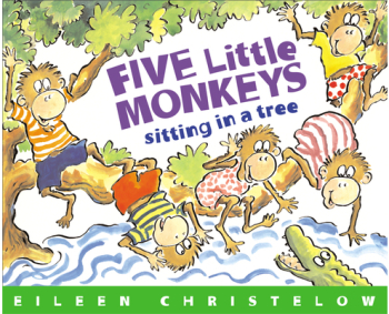 Five Little Monkeys Sitting in a Tree - Eileen Christelow 