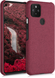 Husa pentru Google Pixel 5 Textil Rosu 52433.76 