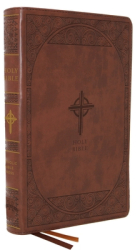 Nabre New American Bible Revised Edition Catholic Bible Large Print Edition Leathersoft Brown C 