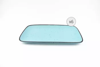 Farfurii & Boluri de Servire SET 6 PLATOURI CERAMICA 32x20 CM ELECTRA 
