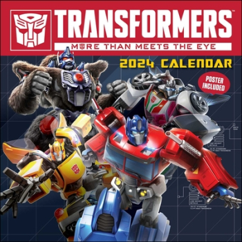 Transformers 2024 Wall Calendar with Poster - Hasbro Author 