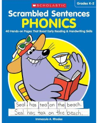 Scrambled Sentences Phonics 40 Hands-On Pages That Boost Early Reading Handwriting Skills - Immacu 