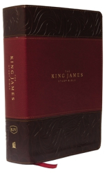 The King James Study Bible Imitation Leather Burgundy Full-Color Edition - Thomas Nelson Author 