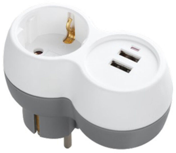 Stecher Schuko 2x USB-A Technik . 