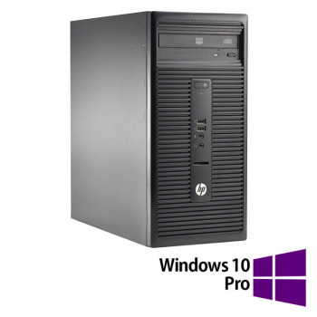 Calculator Refurbished HP 280 G1 Tower Intel Core i3-4130 3.40GHz 8GB DDR3 500GB SATA DVD-ROM + Windows 10 Pro 