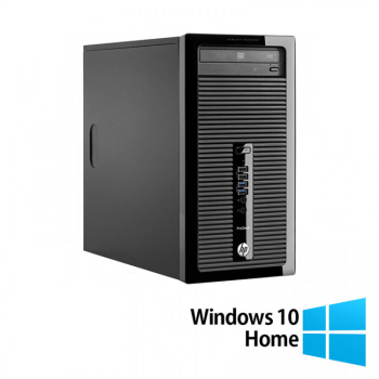 Calculator Refurbished HP ProDesk 400 G2 Tower Intel Core i5-4570T 2.90-3.60GHz 8GB DDR3 500GB HDD DVD-RW + Windows 10 Home 