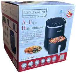 Friteuza cu aer cald 1200W 8 programe capacitate 3.5 litri temperatura ajustabila 80-200C timer 60 minute display digital touchscreen