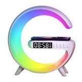 Lampa Smart LED RGB si Incarcator Wireless 15W 