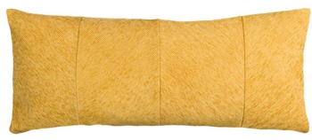 Perna Decorativa Chenille Galben Mustar Model Dungi 70x30cm 