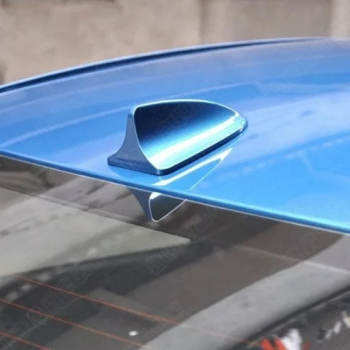 Antena auto activa AM - FM tip SHARK TAIL culoare ALBASTRU 