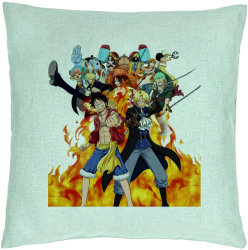 Perna Decorativa cu One Piece Cover 40x40 cm Verde Menta Husa Detasabila Burduf 