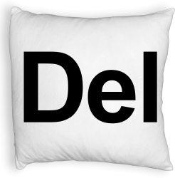 Perna Decorativa Fluffy Model Del 40x40 cm Alba Husa Detasabila Burduf 
