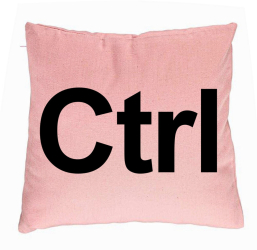 Perna Decorativa Model Ctrl 40x40 cm Roz Husa Detasabila Burduf 