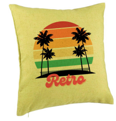 Perna Decorativa Model Retro 40x40 cm Verde Husa Detasabila Burduf 