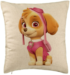 Perna Decorativa Model Skye 40x40 cm Bej Husa Detasabila Burduf 