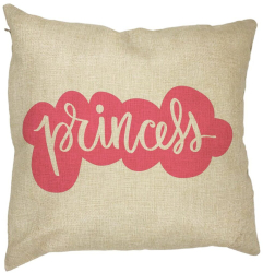 Perna Decorativa Patrata Princess 40x40 cm Husa Detasabila Burduf 