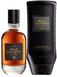 Set 2 produse Wild Country Cosmetics Avon Apa de toaleta 75 ml si gel de spalare 2 in 1 250 ml