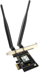 Placa de Retea Wireless Tenda E33 Wi-Fi 6E Tri-Band AX5400 Bluetooth 5.2 