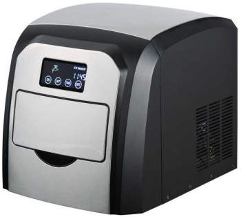 Aparat de facut gheata Finlux FCM-15TD 150W 10 kg / 24 h display LCD Inox 