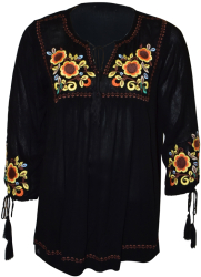 Bluza casual dama RFN marime 2XL negru 
